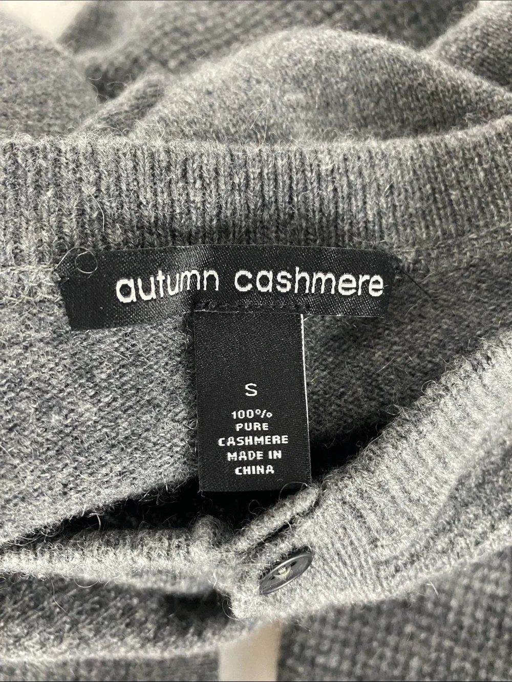 Autumn Cashmere Pure Cashmere Polo Sweater Men’s Size Small